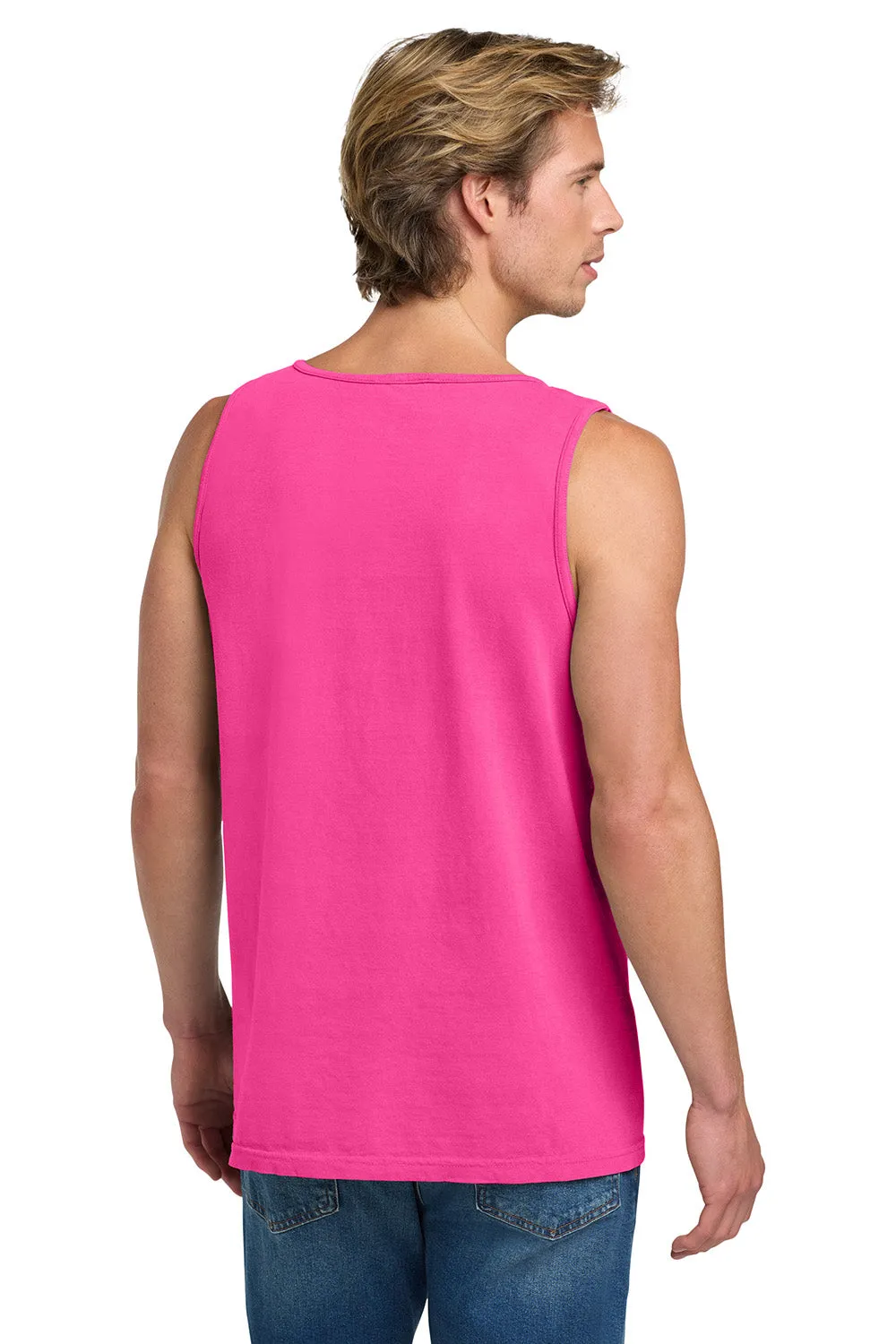 Comfort Colors Mens Tank Top - Neon Pink