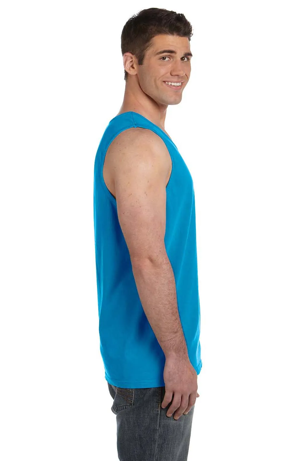 Comfort Colors Mens Tank Top - Sapphire Blue
