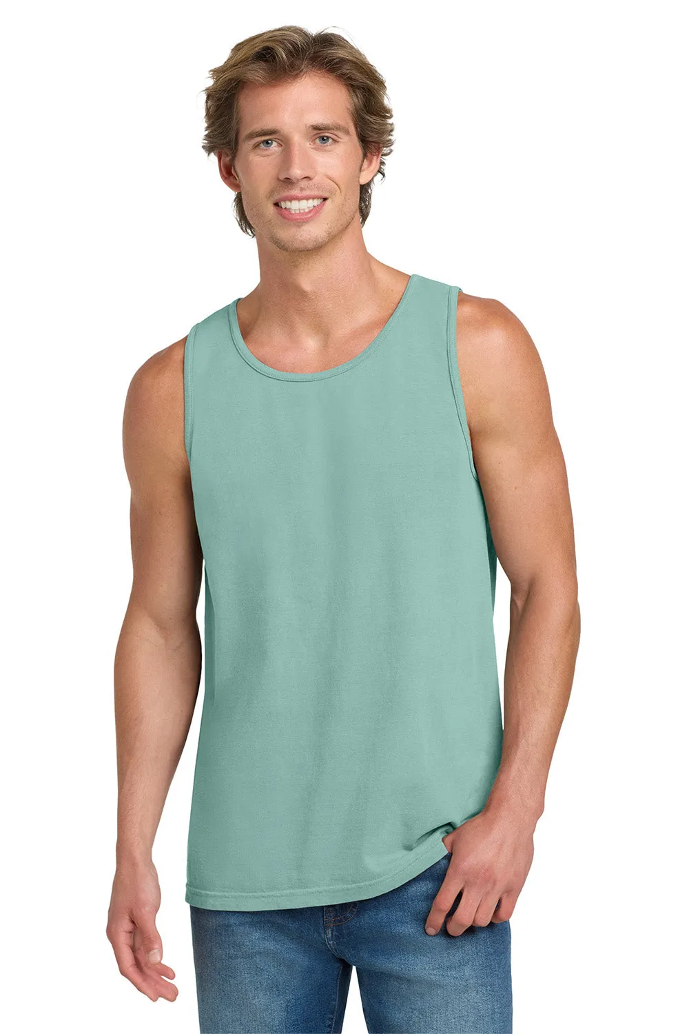 Comfort Colors Mens Tank Top - Seafoam Green
