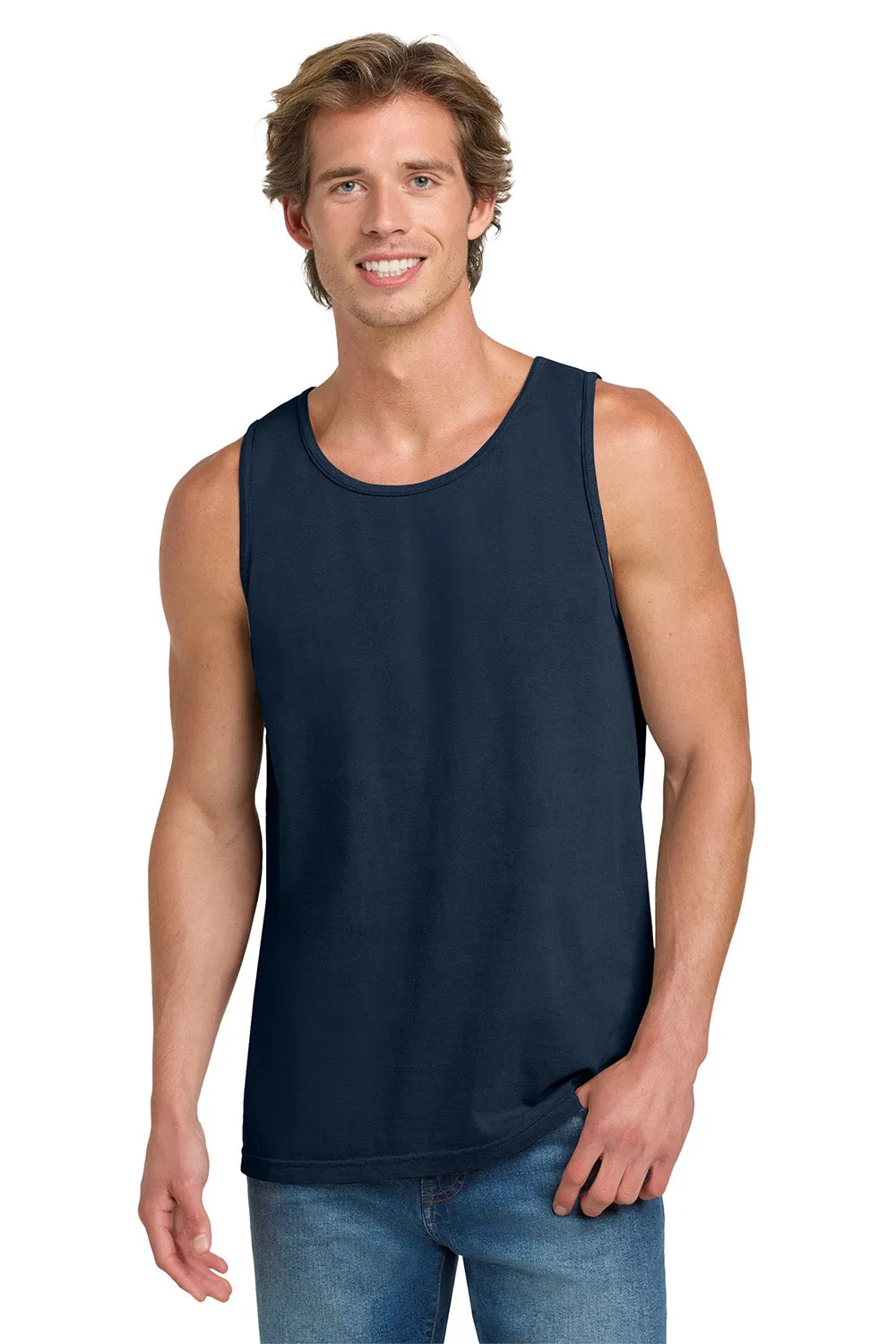 Comfort Colors Mens Tank Top - True Navy Blue