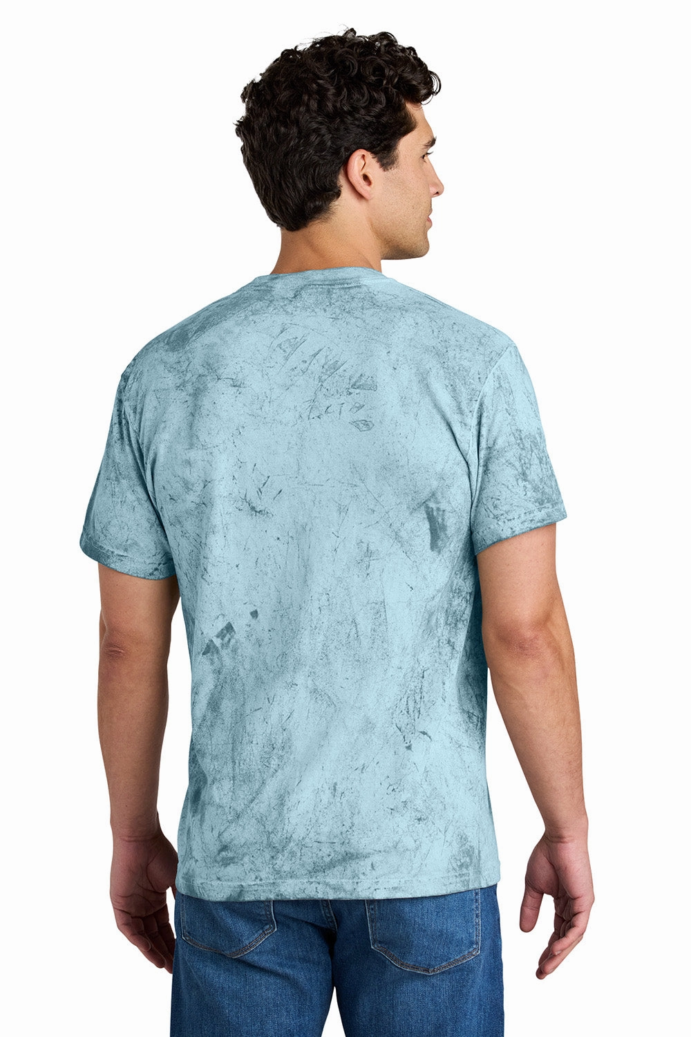 Comfort Colors Mens Color Blast Short Sleeve Crewneck T-Shirt - Ocean Blue