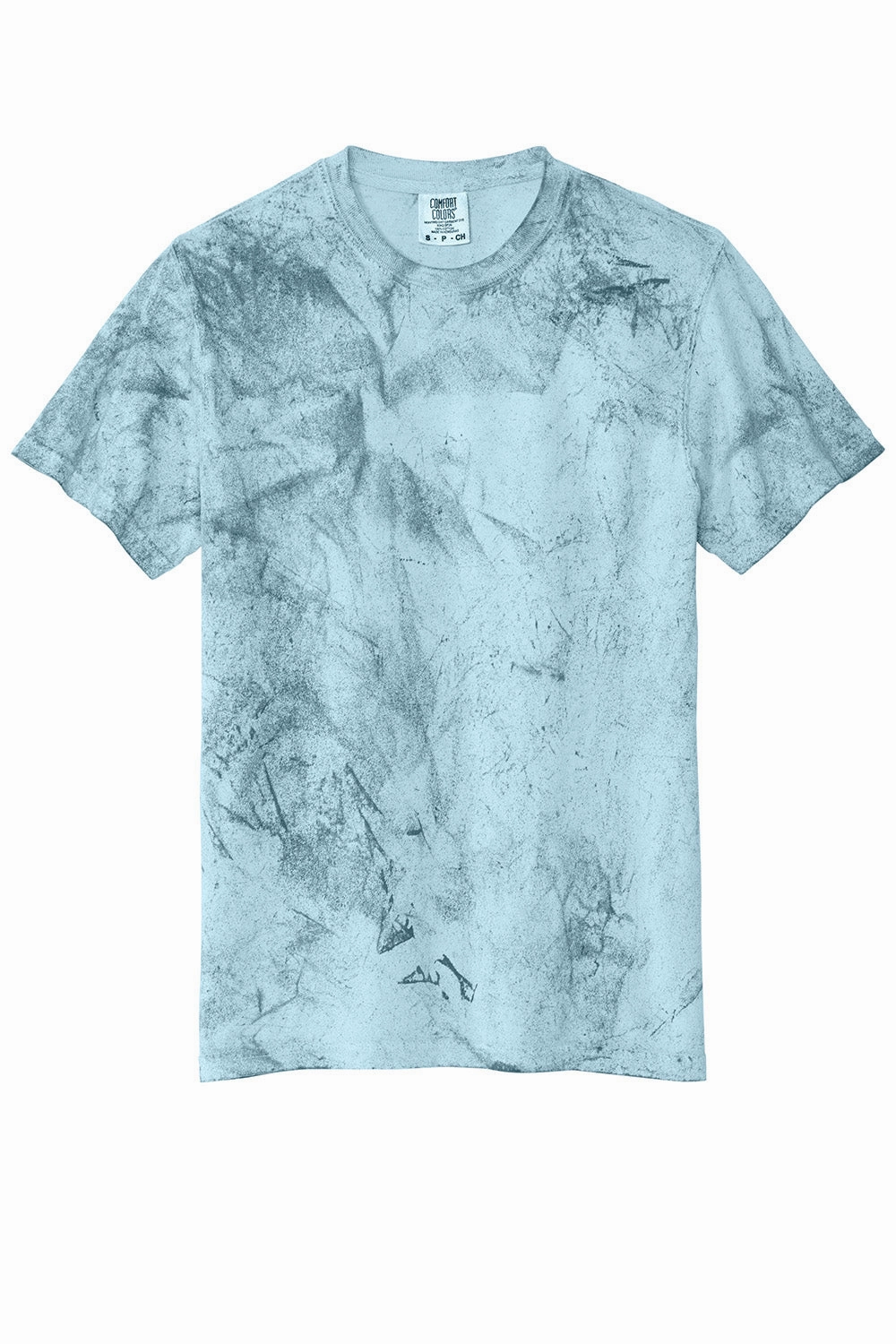 Comfort Colors Mens Color Blast Short Sleeve Crewneck T-Shirt - Ocean Blue