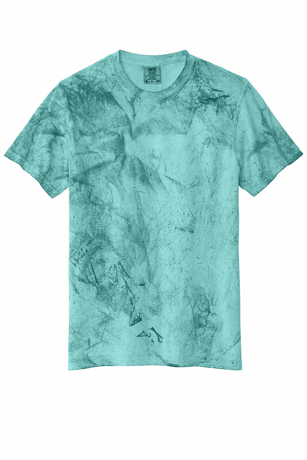 Comfort Colors Mens Color Blast Short Sleeve Crewneck T-Shirt - Sea Glass Green