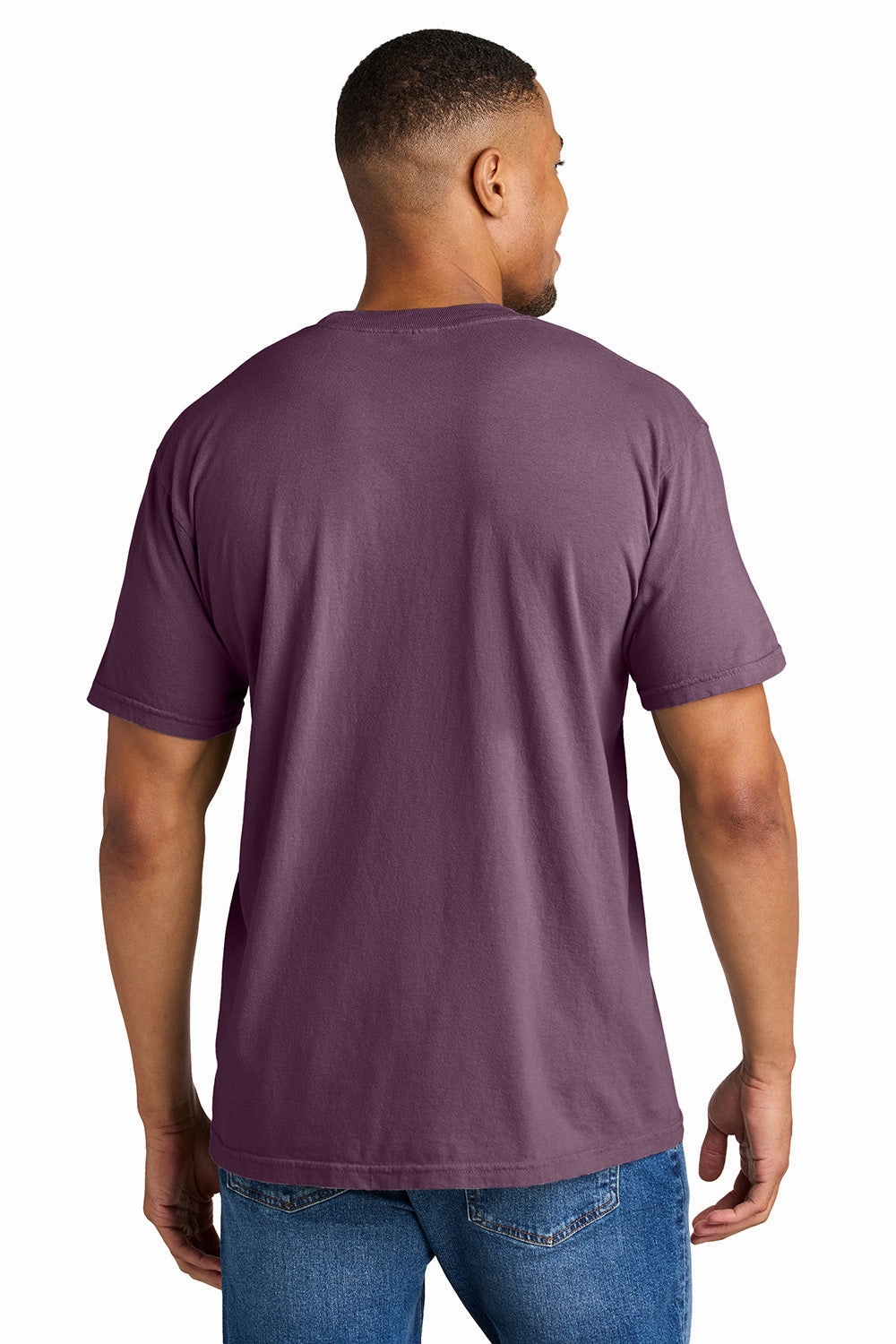 Comfort Colors Mens Short Sleeve Crewneck T-Shirt - Berry
