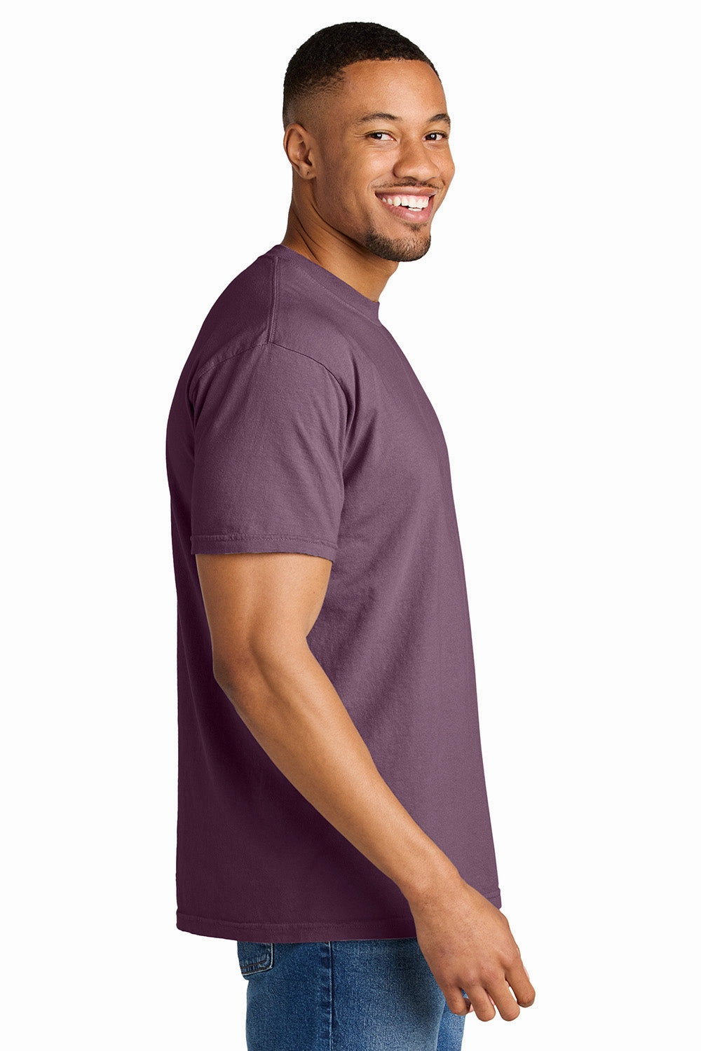 Comfort Colors Mens Short Sleeve Crewneck T-Shirt - Berry