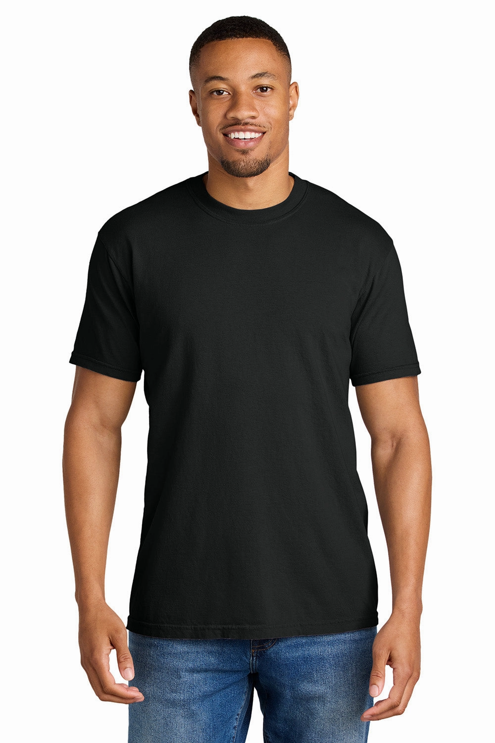 Comfort Colors Mens Short Sleeve Crewneck T-Shirt - Black