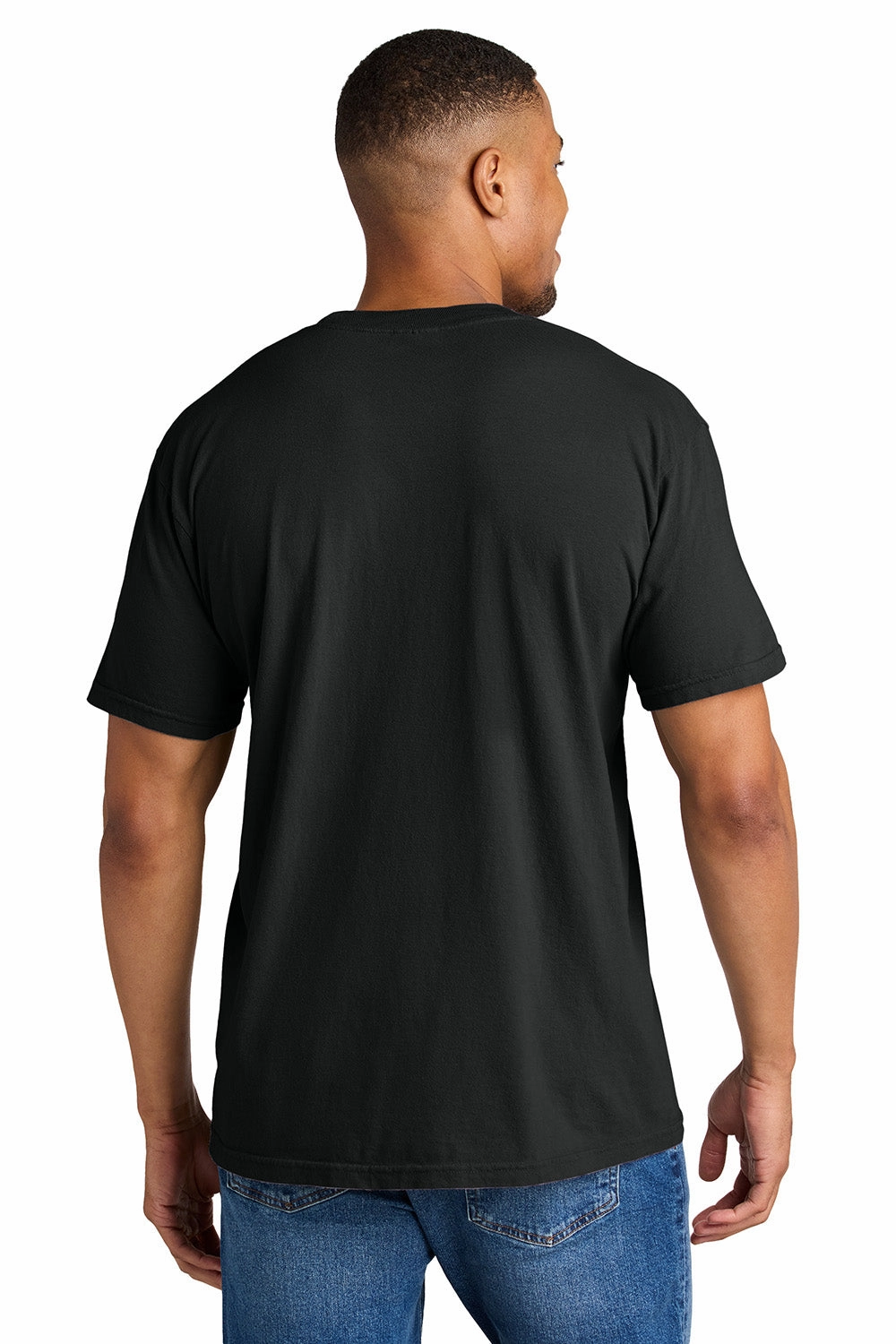 Comfort Colors Mens Short Sleeve Crewneck T-Shirt - Black