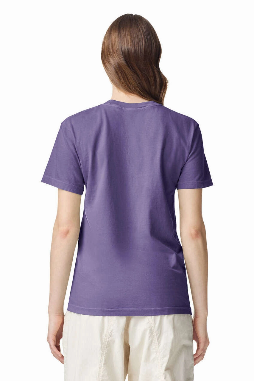 Comfort Colors Mens Short Sleeve Crewneck T-Shirt - Grape Purple