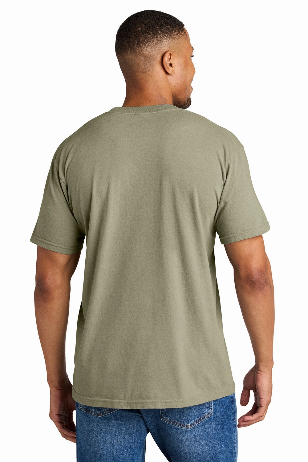 Comfort Colors Mens Short Sleeve Crewneck T-Shirt - Khaki Brown