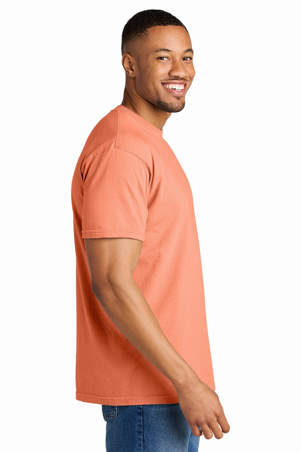 Comfort Colors Mens Short Sleeve Crewneck T-Shirt - Melon Orange