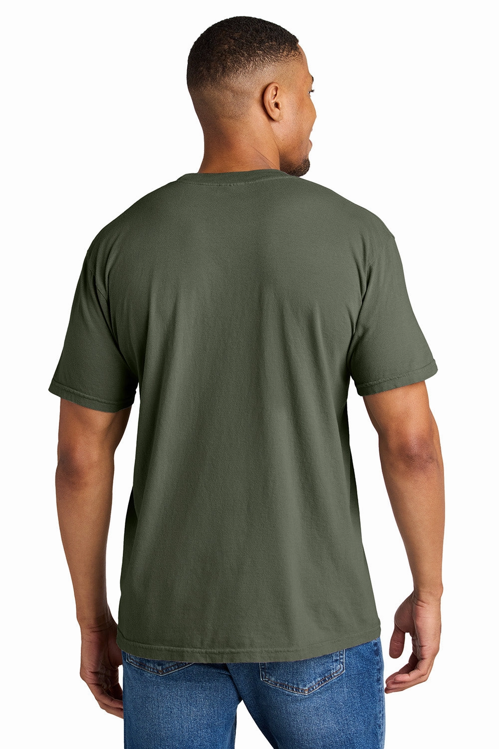 Comfort Colors Mens Short Sleeve Crewneck T-Shirt - Moss Green