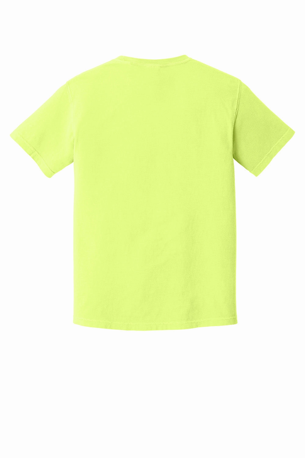 Comfort Colors Mens Short Sleeve Crewneck T-Shirt - Neon Lemon Yellow