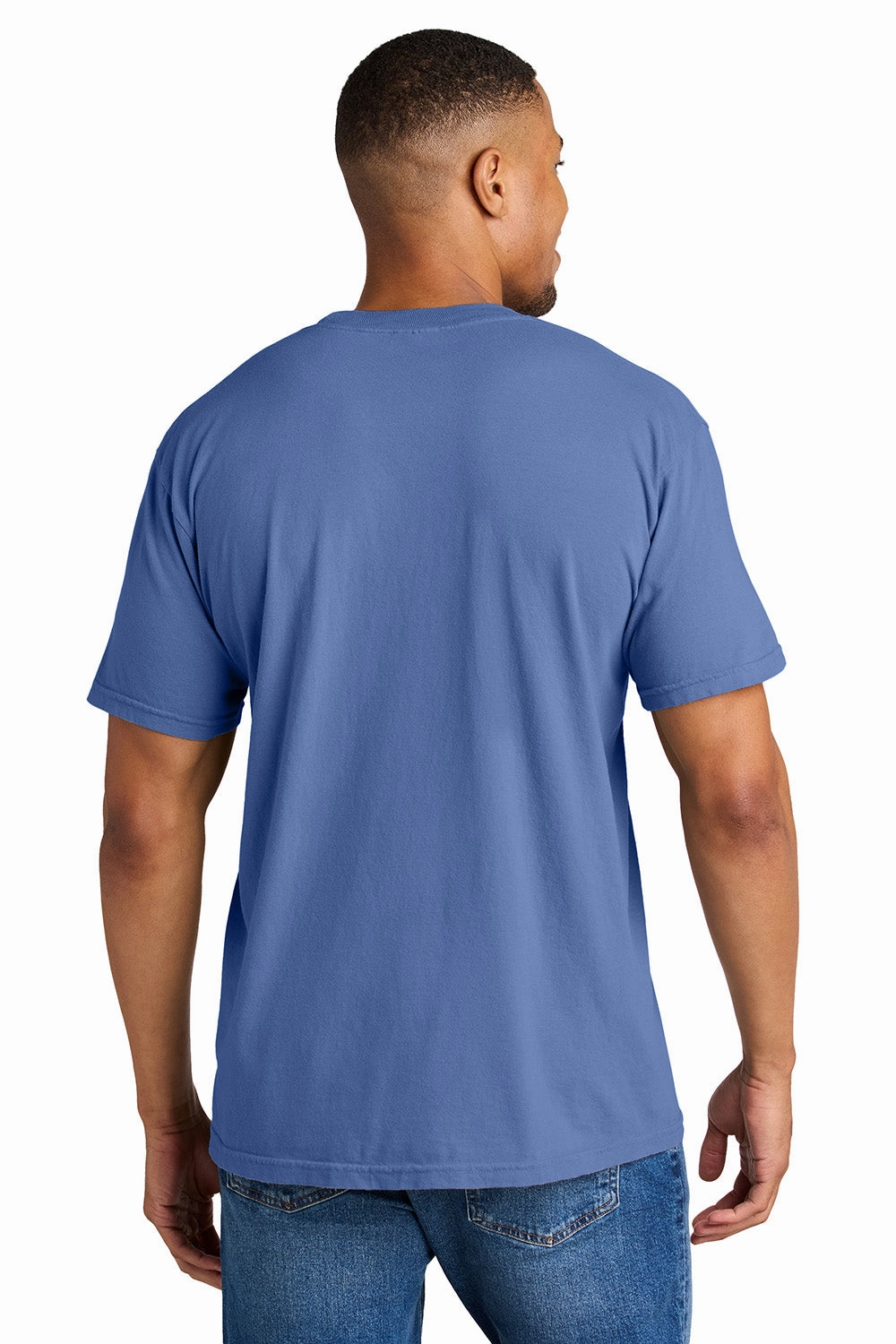 Comfort Colors Mens Short Sleeve Crewneck T-Shirt - Periwinkle Blue