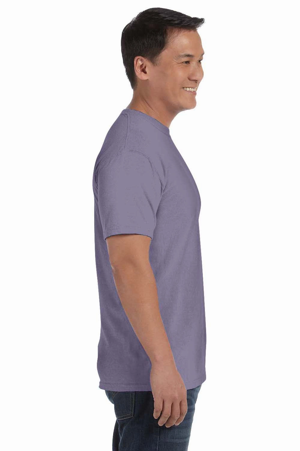 Comfort Colors Mens Short Sleeve Crewneck T-Shirt - Wine Purple