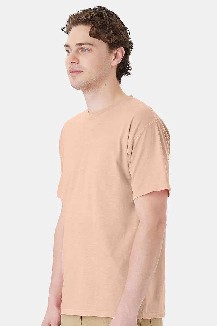 ComfortWash By Hanes Mens Botanical Dyed Short Sleeve Crewneck T-Shirt - Botanical Annatto