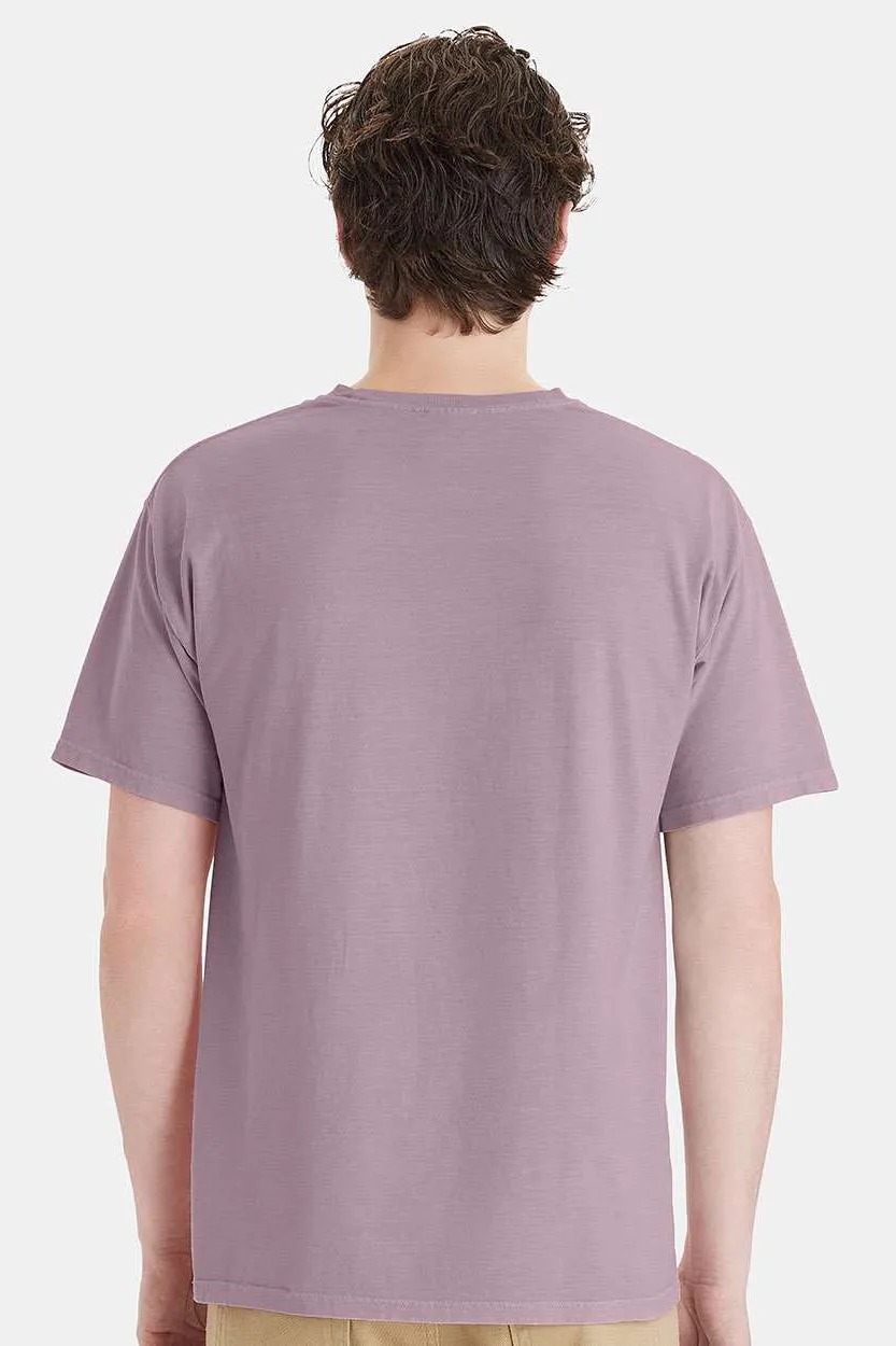 ComfortWash By Hanes Mens Botanical Dyed Short Sleeve Crewneck T-Shirt - Botanical Nimbus