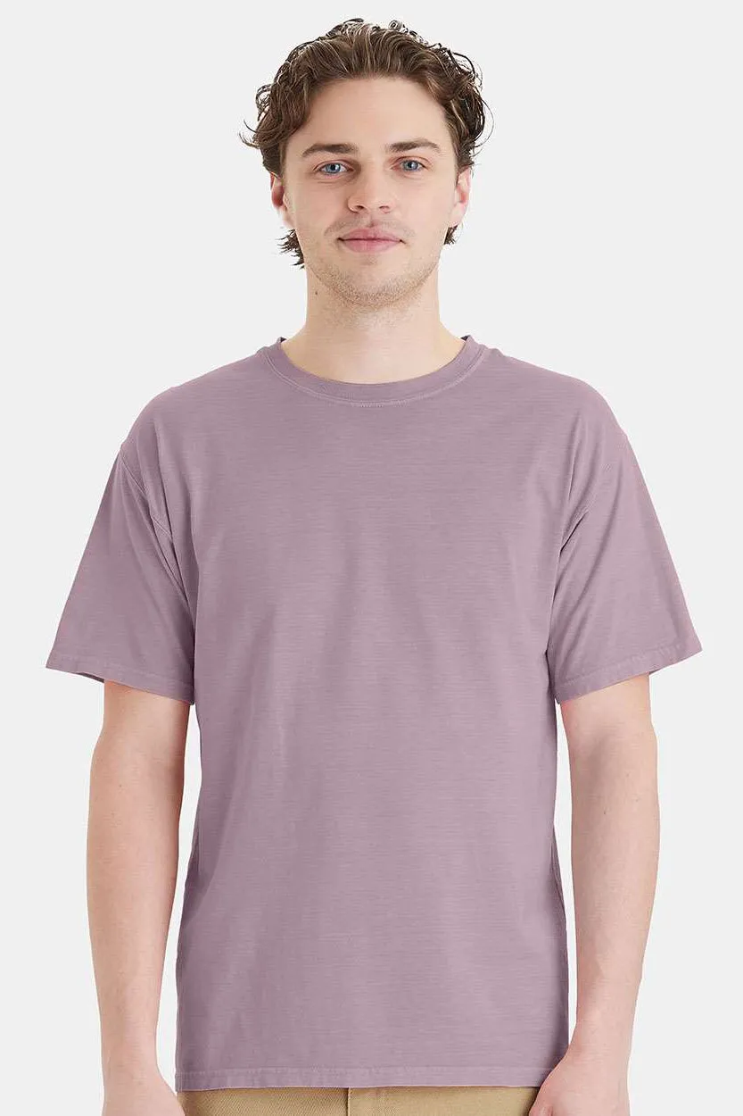 ComfortWash By Hanes Mens Botanical Dyed Short Sleeve Crewneck T-Shirt - Botanical Nimbus