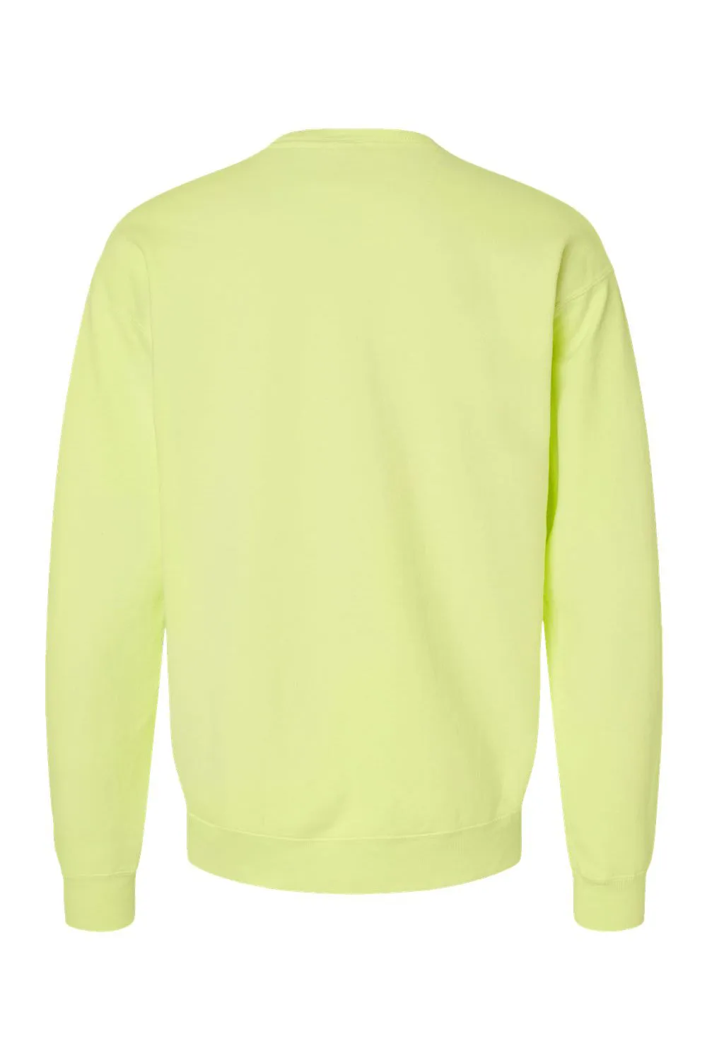 ComfortWash By Hanes Mens Crewneck Sweatshirt - Chic Lime Green