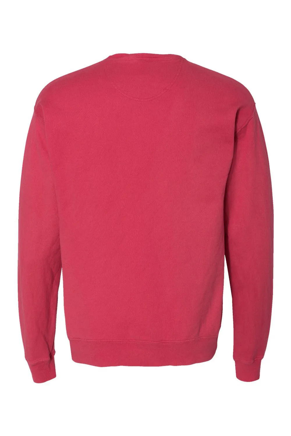 ComfortWash By Hanes Mens Crewneck Sweatshirt - Crimson Fall Red