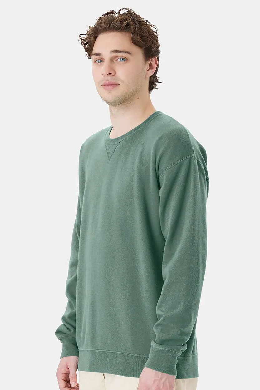 ComfortWash By Hanes Mens Crewneck Sweatshirt - Cypress Green