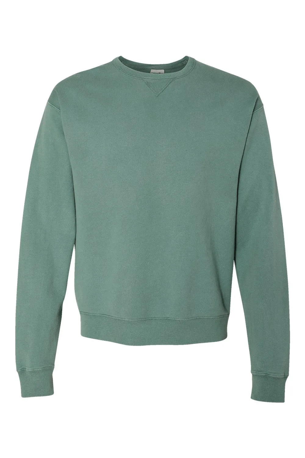 ComfortWash By Hanes Mens Crewneck Sweatshirt - Cypress Green