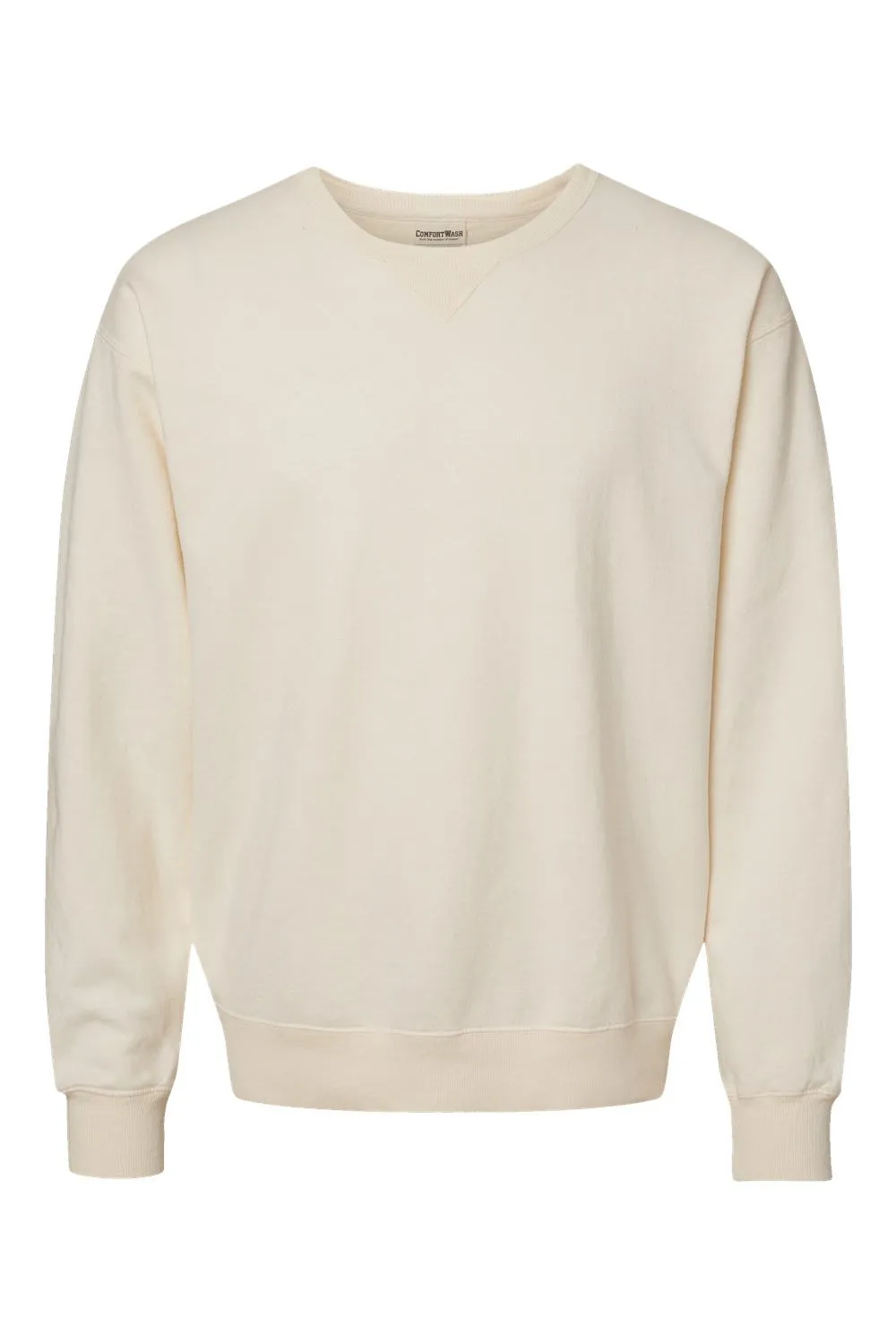 ComfortWash By Hanes Mens Crewneck Sweatshirt - Parchment