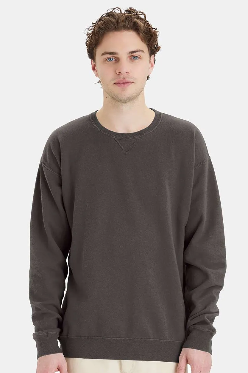 ComfortWash By Hanes Mens Crewneck Sweatshirt - Railroad Grey