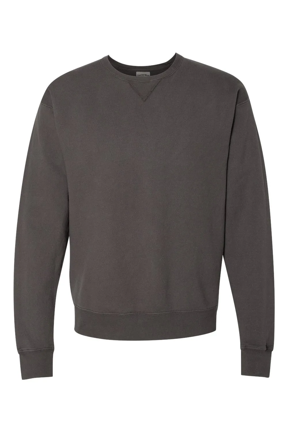 ComfortWash By Hanes Mens Crewneck Sweatshirt - Railroad Grey