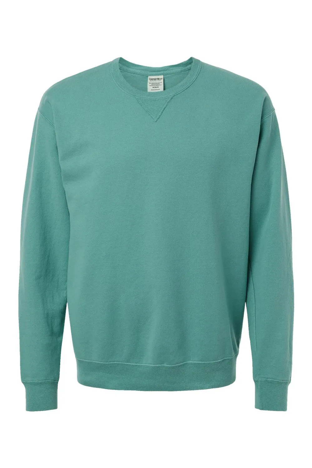 ComfortWash By Hanes Mens Crewneck Sweatshirt - Spanish Moss Green