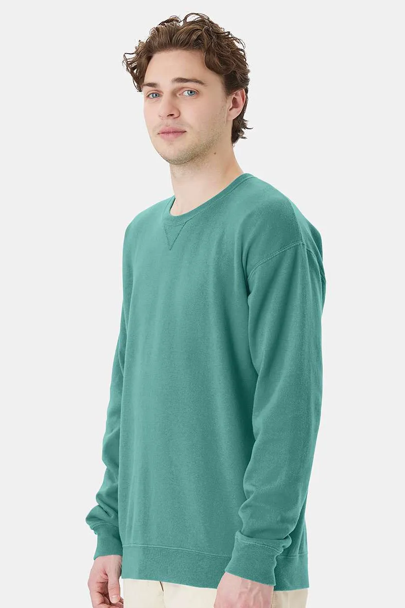 ComfortWash By Hanes Mens Crewneck Sweatshirt - Spanish Moss Green