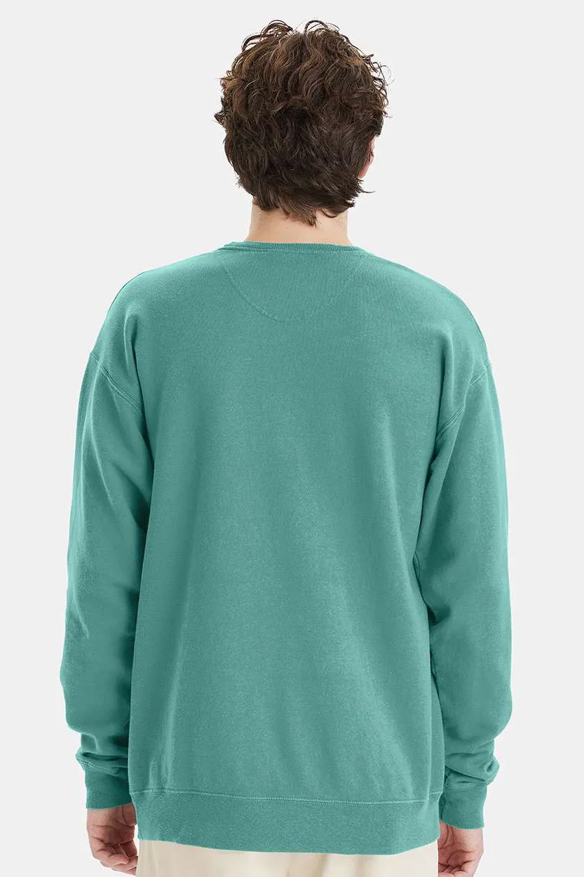 ComfortWash By Hanes Mens Crewneck Sweatshirt - Spanish Moss Green
