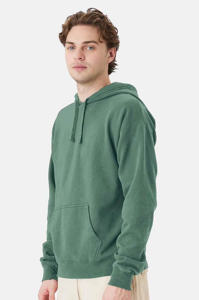 ComfortWash By Hanes Mens Hooded Sweatshirt Hoodie w/ Pouch Pocket - Cypress Green