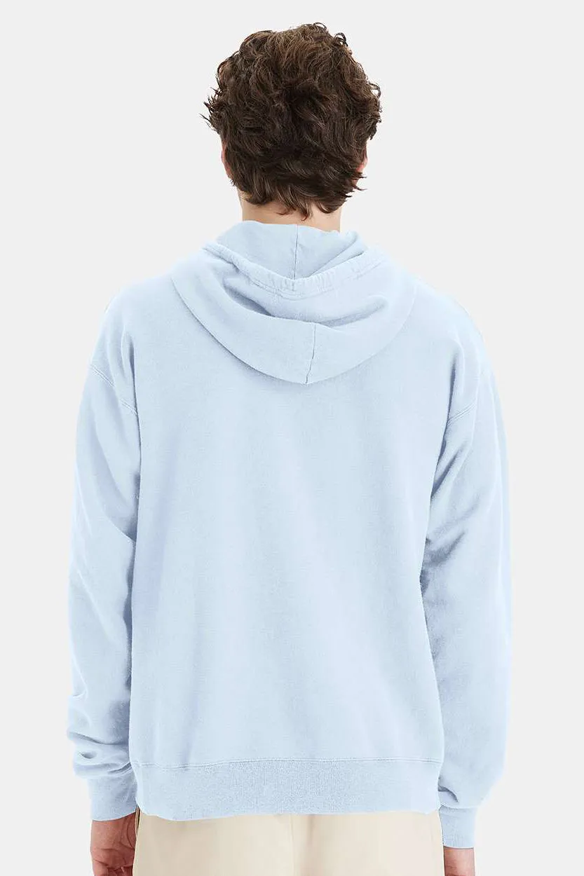 ComfortWash By Hanes Mens Hooded Sweatshirt Hoodie w/ Pouch Pocket - Soothing Blue