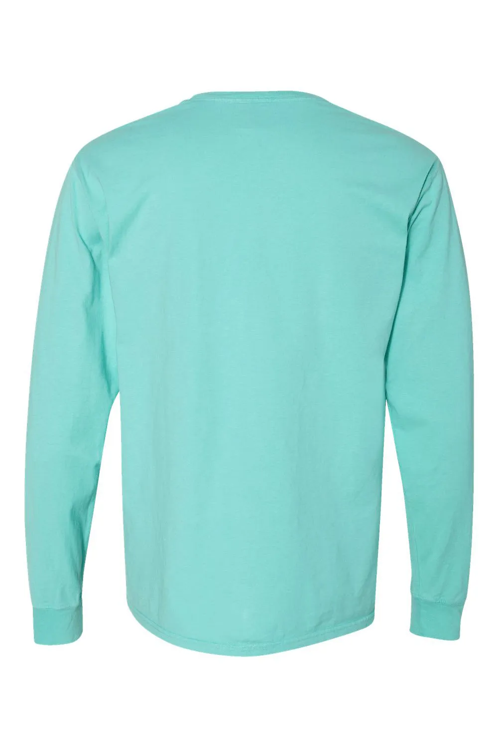 ComfortWash By Hanes Mens Long Sleeve Crewneck T-Shirt - Mint Green