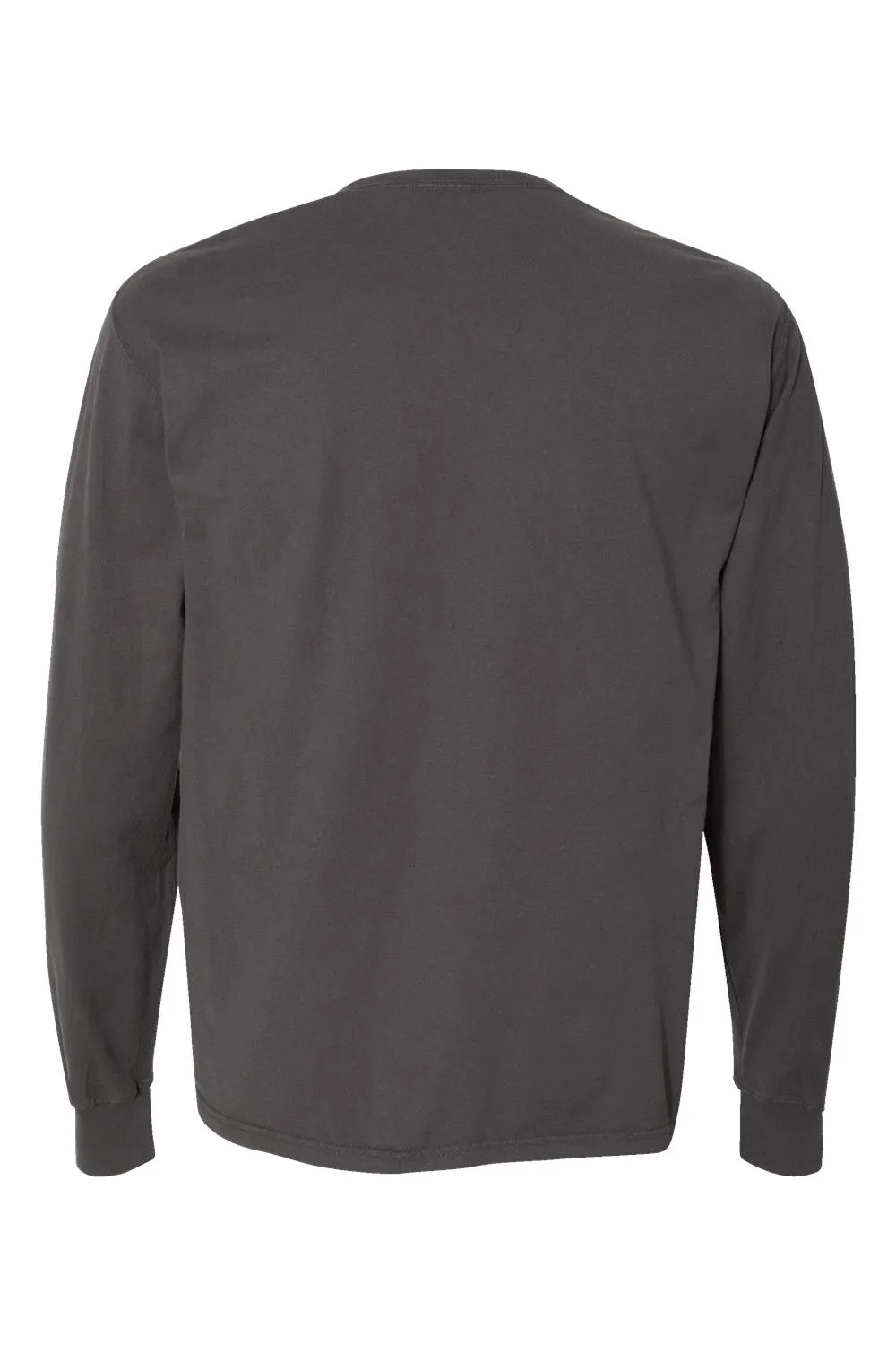 ComfortWash By Hanes Mens Long Sleeve Crewneck T-Shirt - Railroad Grey