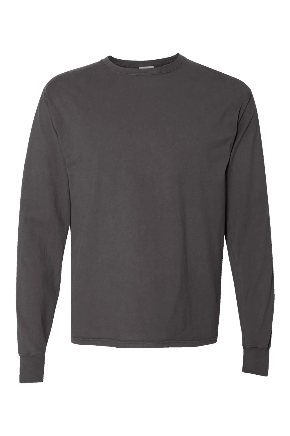 ComfortWash By Hanes Mens Long Sleeve Crewneck T-Shirt - Railroad Grey
