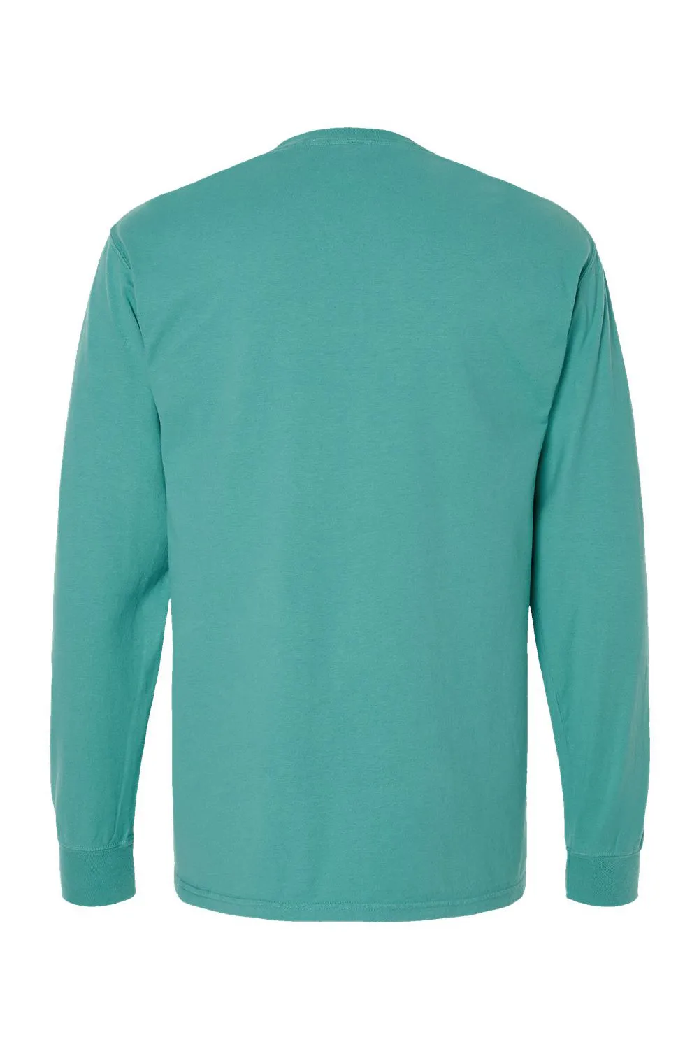 ComfortWash By Hanes Mens Long Sleeve Crewneck T-Shirt - Spanish Moss Green