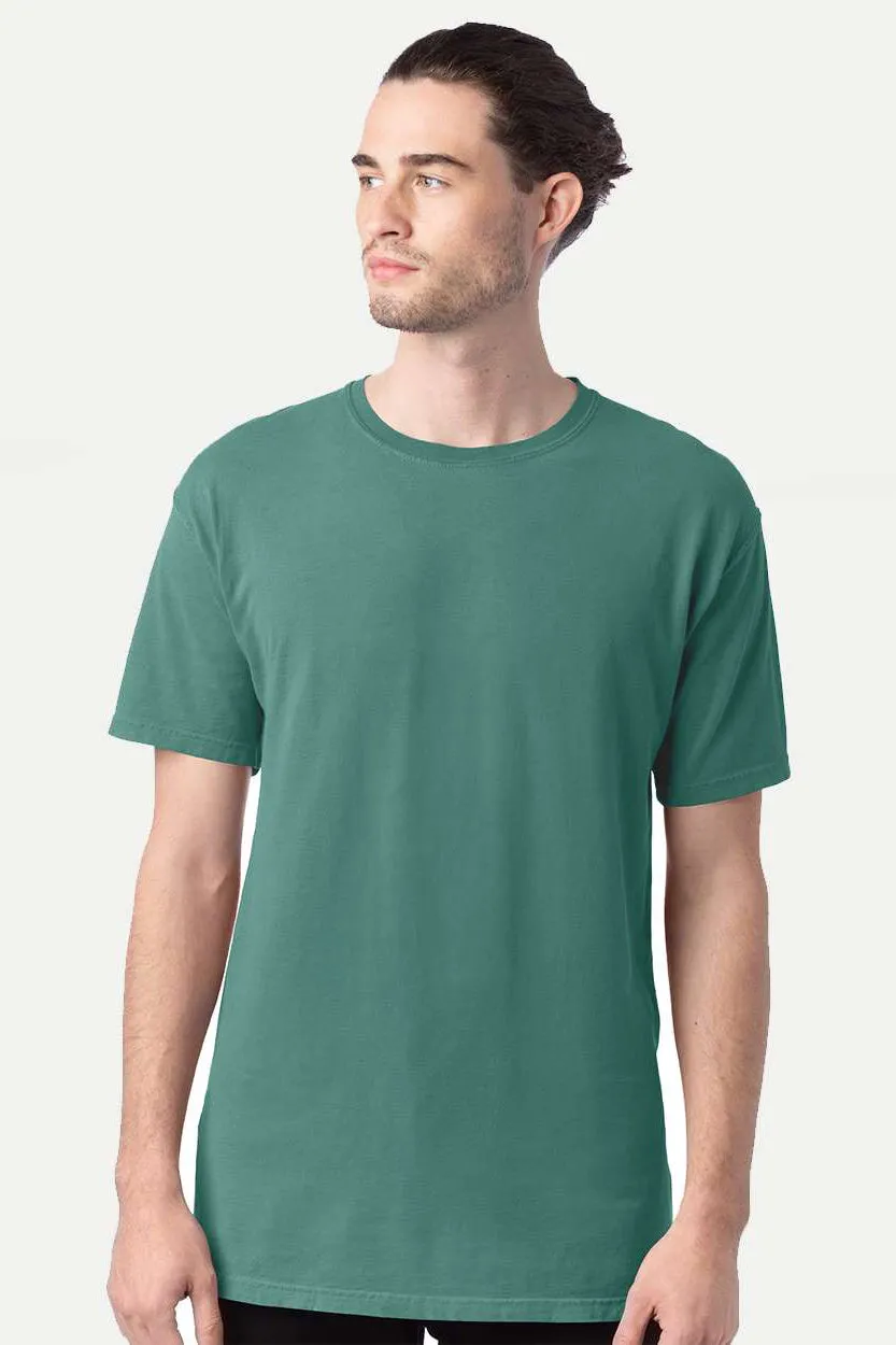 ComfortWash By Hanes Mens Short Sleeve Crewneck T-Shirt - Cactus Green