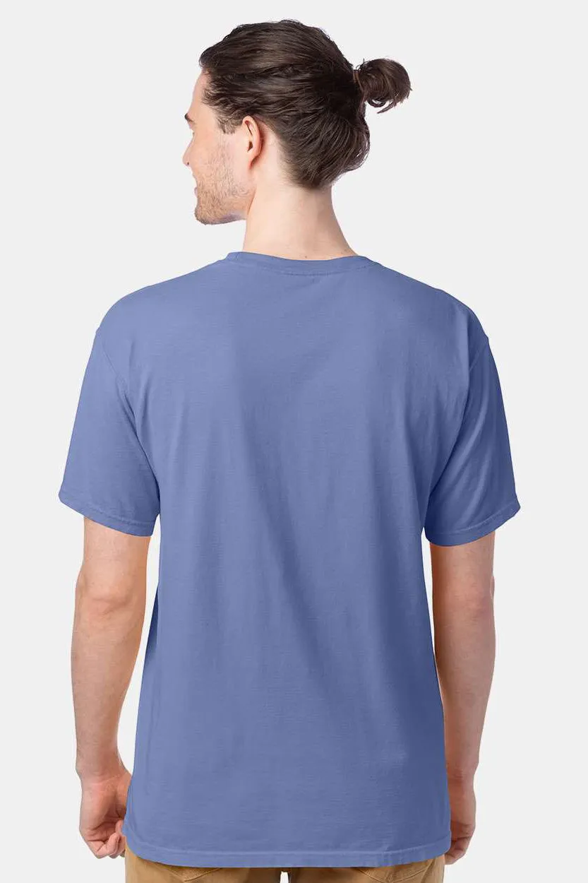 ComfortWash By Hanes Mens Short Sleeve Crewneck T-Shirt - Frontier Blue