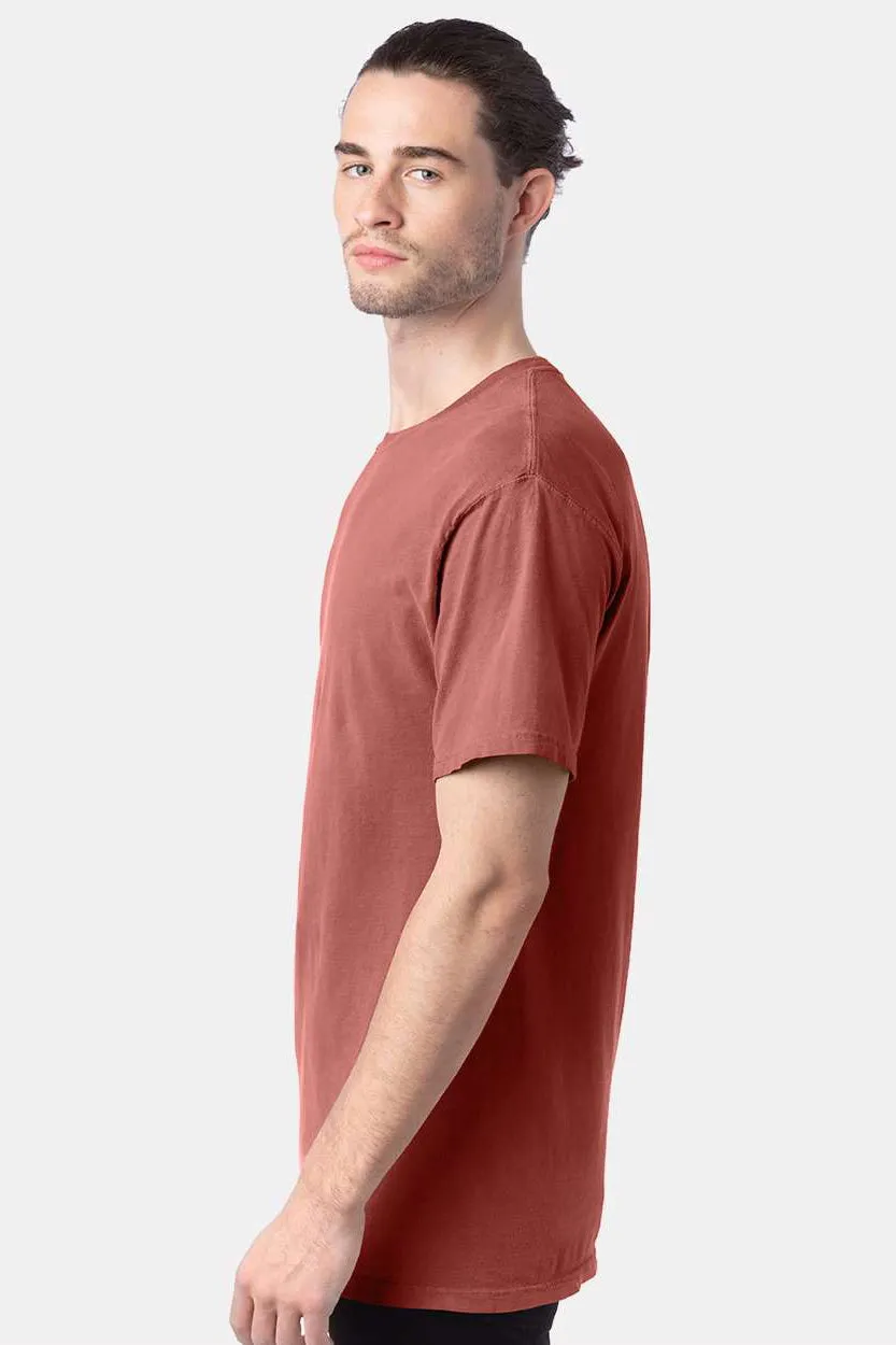 ComfortWash By Hanes Mens Short Sleeve Crewneck T-Shirt - Nantucket Red