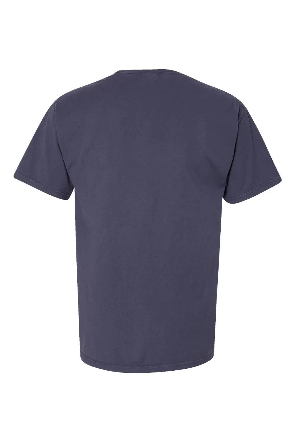 ComfortWash By Hanes Mens Short Sleeve Crewneck T-Shirt w/ Pocket - Anchor Slate Blue
