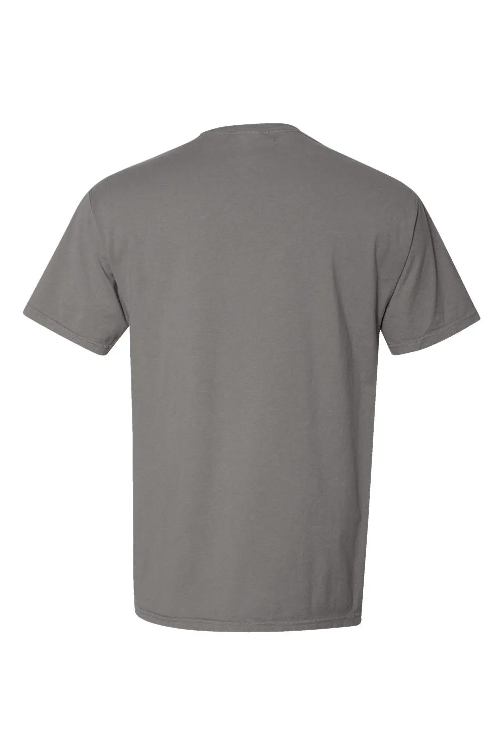 ComfortWash By Hanes Mens Short Sleeve Crewneck T-Shirt w/ Pocket - Concrete Grey