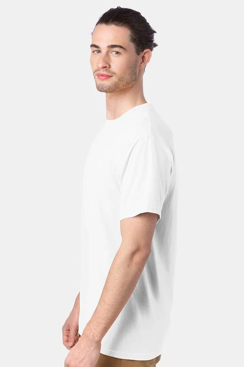 ComfortWash By Hanes Mens Short Sleeve Crewneck T-Shirt - White