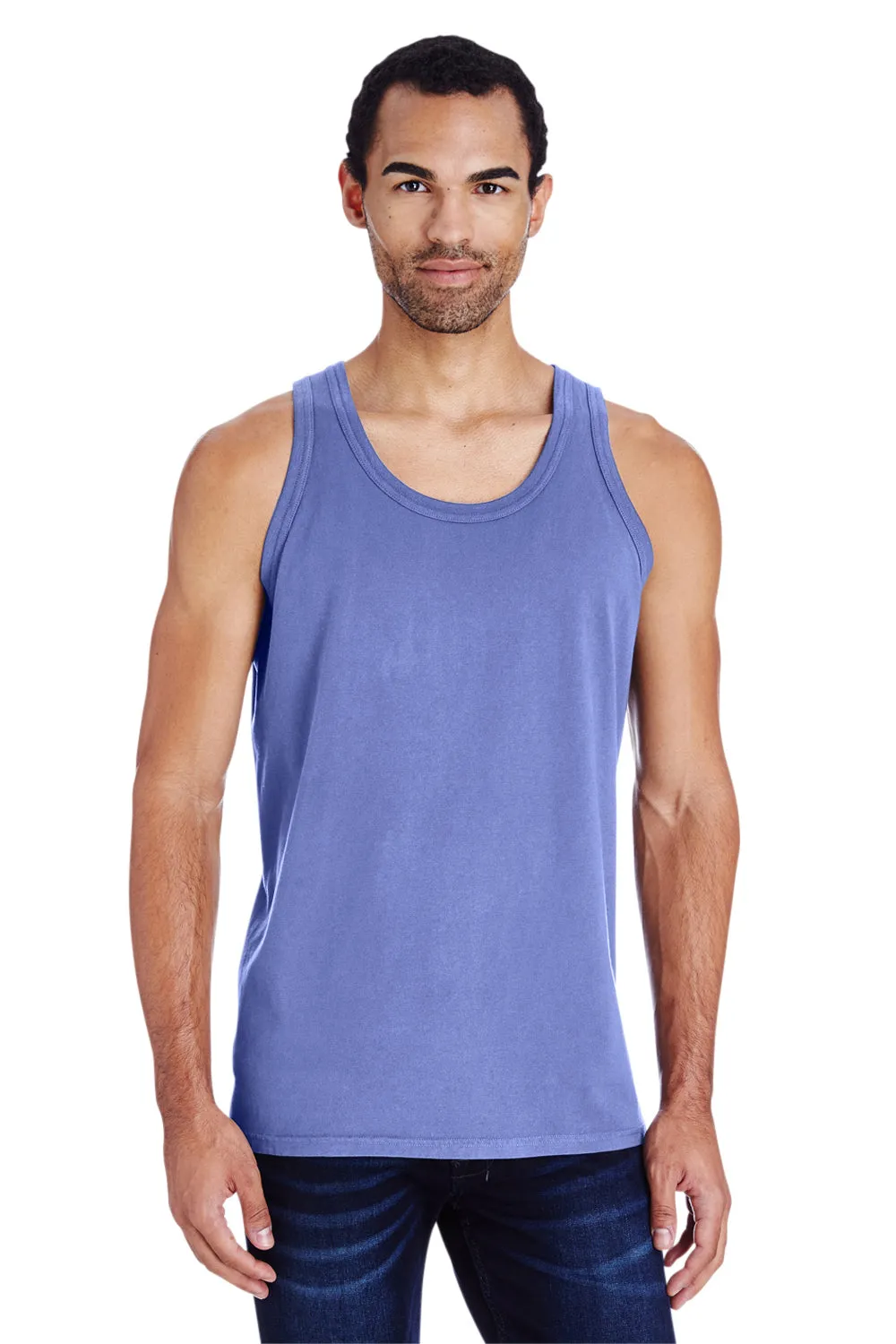 ComfortWash By Hanes Mens Tank Top - Deep Forte Purple