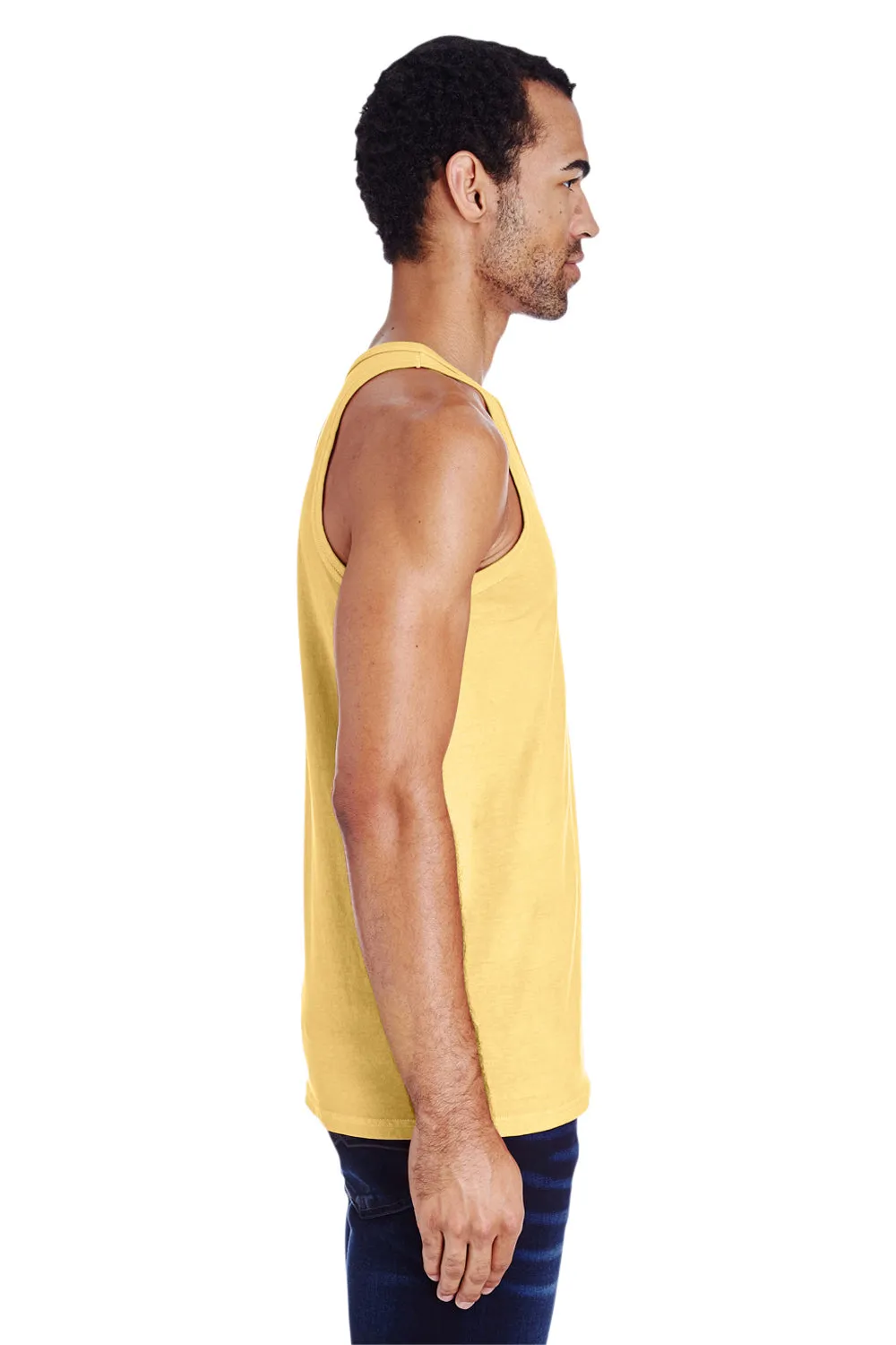 ComfortWash By Hanes Mens Tank Top - Summer Squash Yellow