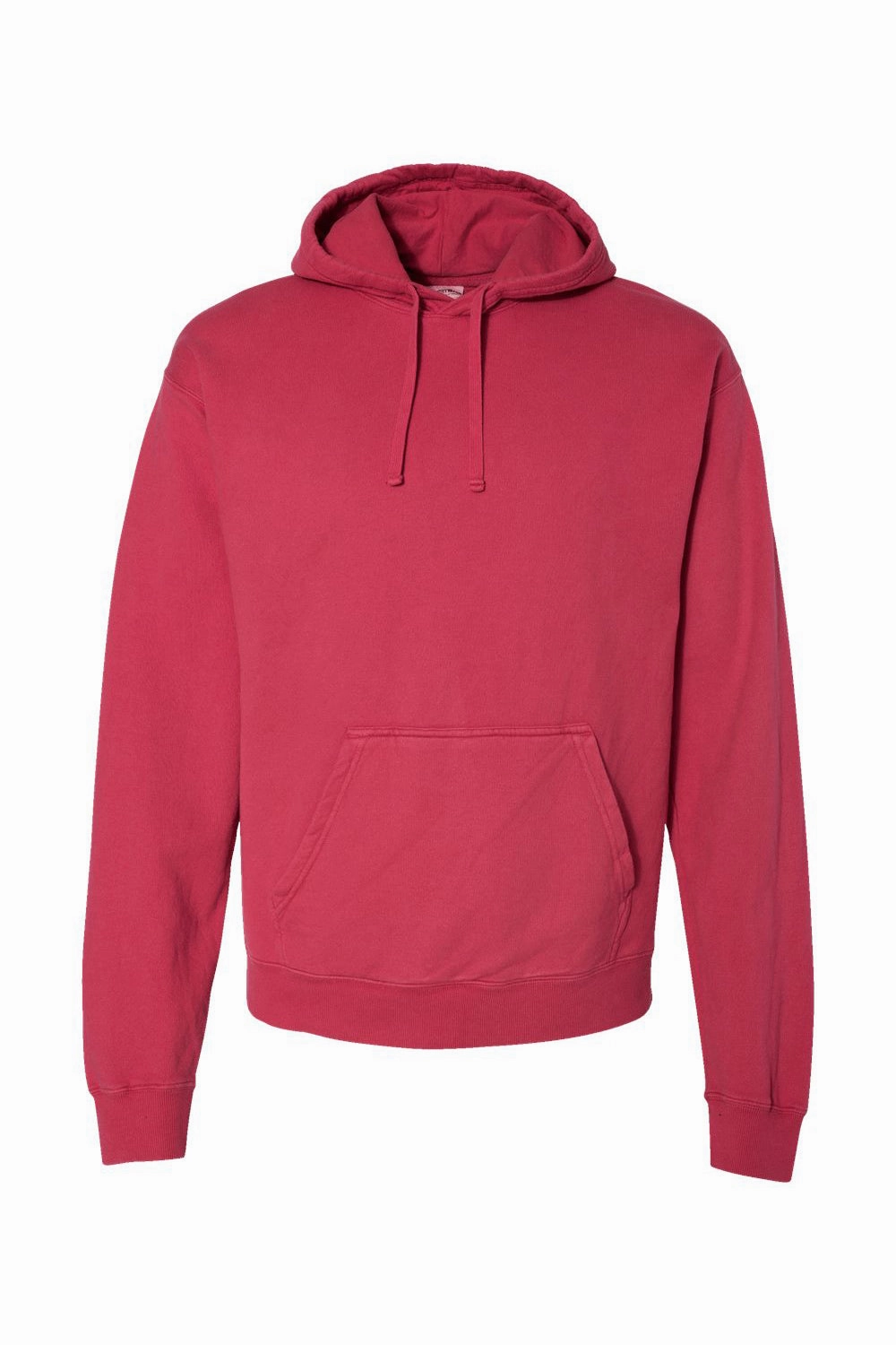 ComfortWash By Hanes Mens Hooded Sweatshirt Hoodie w/ Pouch Pocket - Crimson Fall Red