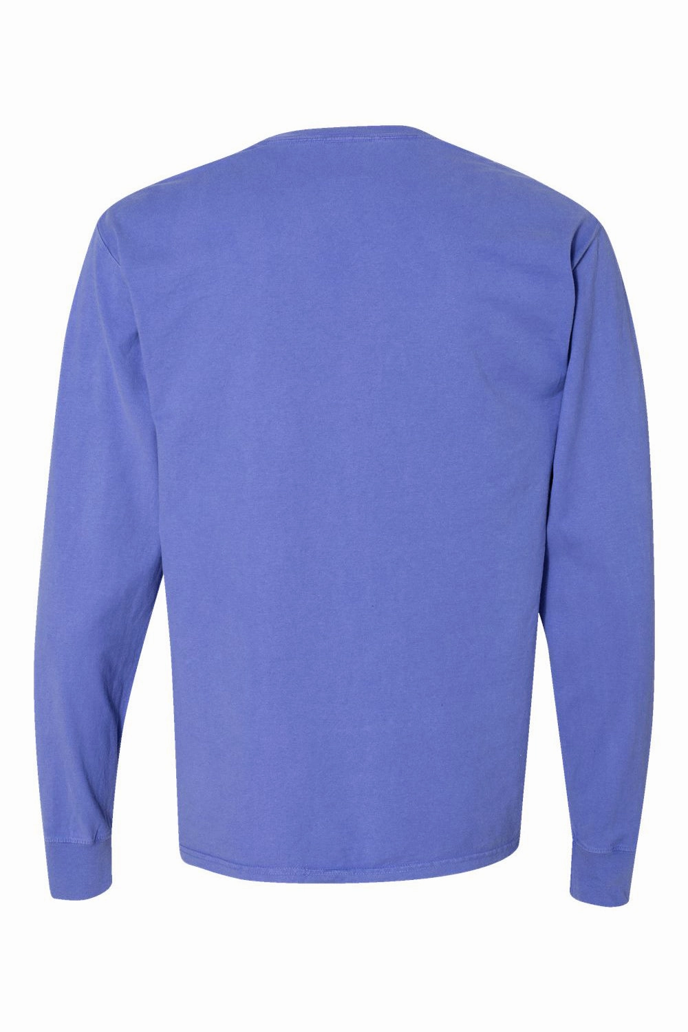 ComfortWash By Hanes Mens Long Sleeve Crewneck T-Shirt - Deep Forte Purple