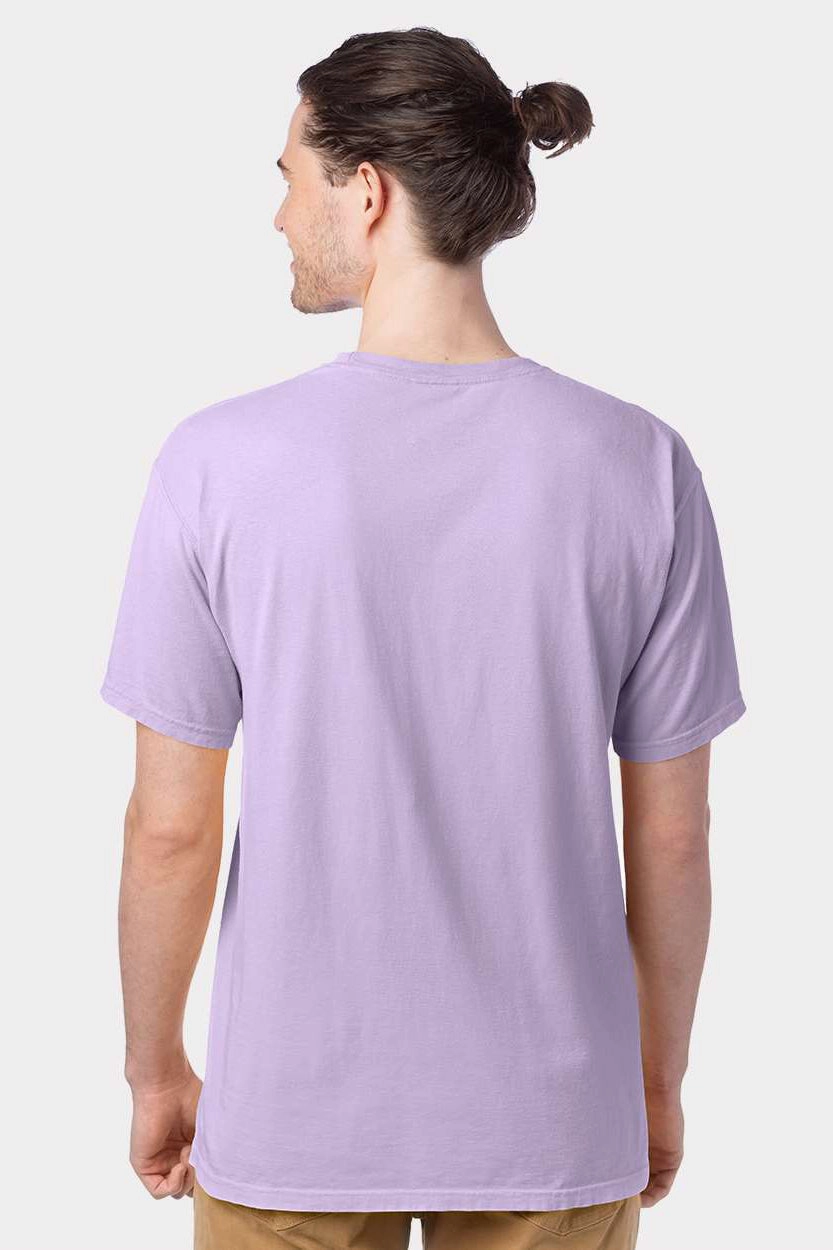 ComfortWash By Hanes Mens Short Sleeve Crewneck T-Shirt - Future Lavender Purple