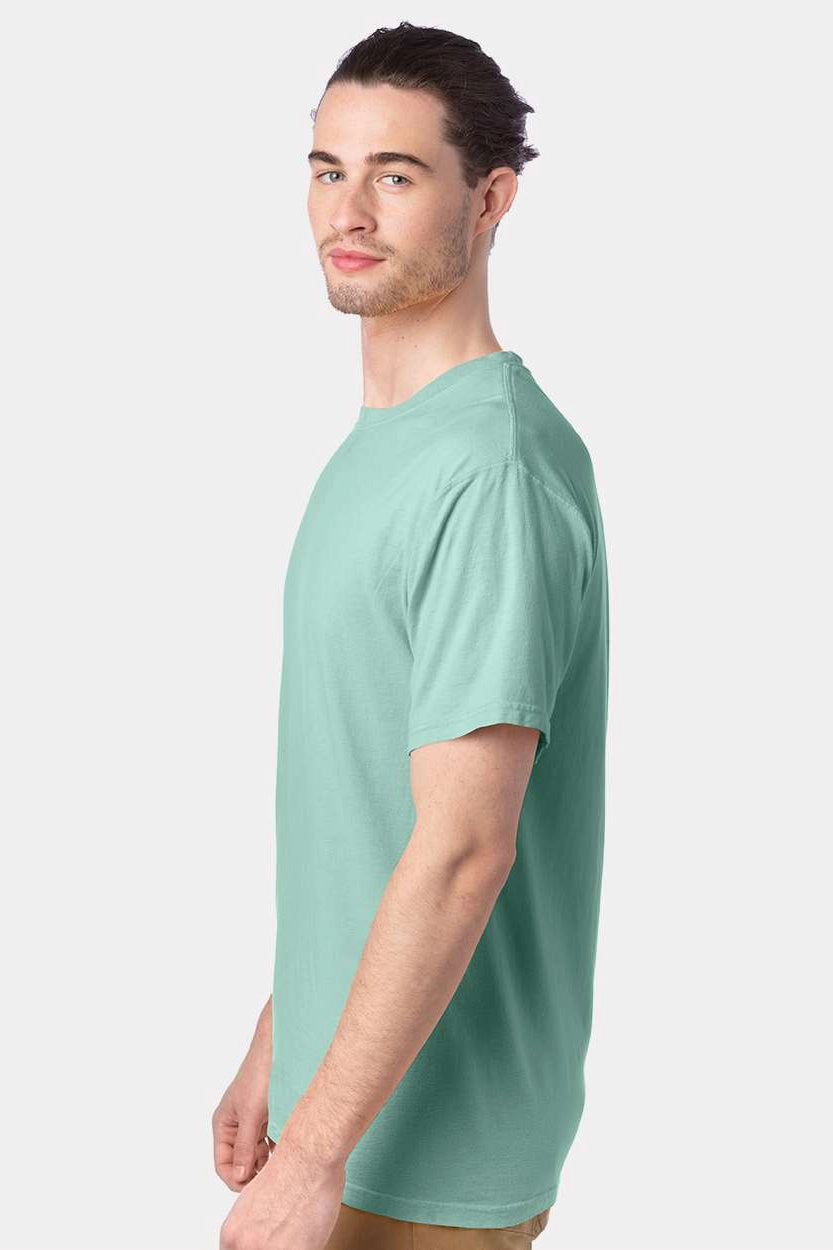 ComfortWash By Hanes Mens Short Sleeve Crewneck T-Shirt - Honeydew Green