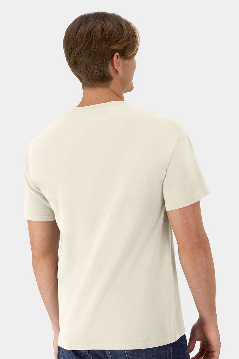 ComfortWash By Hanes Mens Short Sleeve Crewneck T-Shirt - Parchment